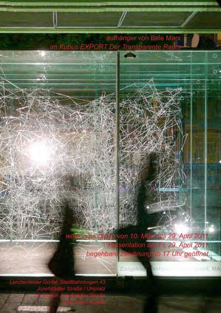 Kubus EXPORT Der Transparente Raum work in ... - photoglas