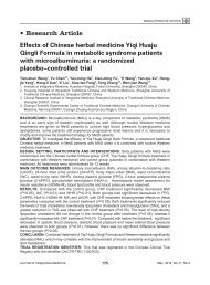 Research Article Effects of Chinese herbal medicine Yiqi Huaju ...