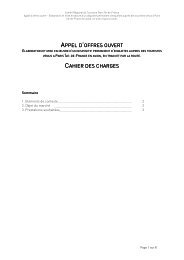 CAHIER DES CHARGES EnquÃªtes AÃ©roports - Trains - Routes