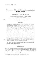 Determination of boric acid in foods