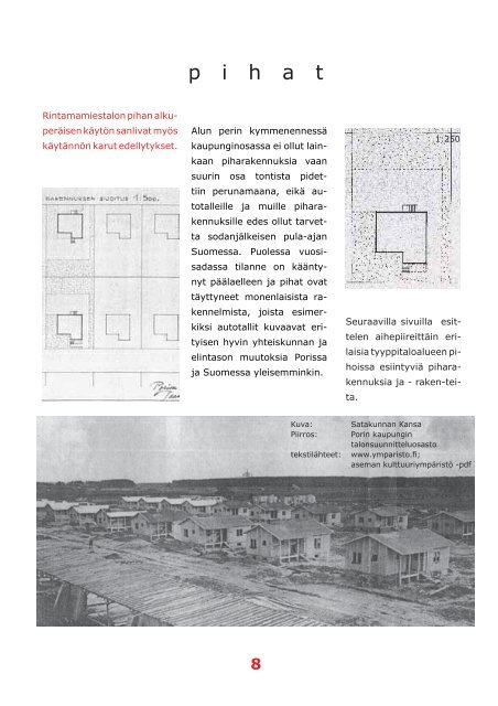 10 kaupunginosa, pihakartoitus - Pori