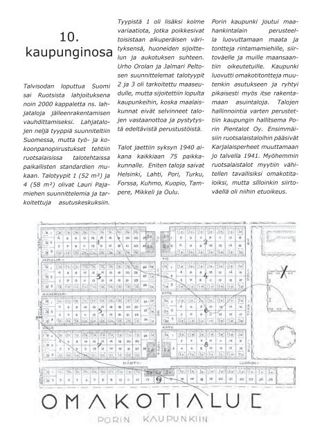 10 kaupunginosa, pihakartoitus - Pori