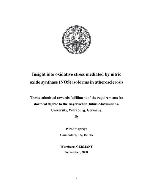 First 11 pages of thesis. - OPUS - Universität Würzburg