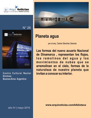 Planeta agua por el arq. Carlos Sanchez Saravia