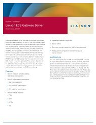 Liaison EcS Gateway Server - Liaison Technologies