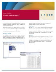 Liaison EDI Notepad® - BROCHURE - Liaison Technologies