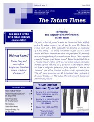 Read More - Tatum Surgical Inc.