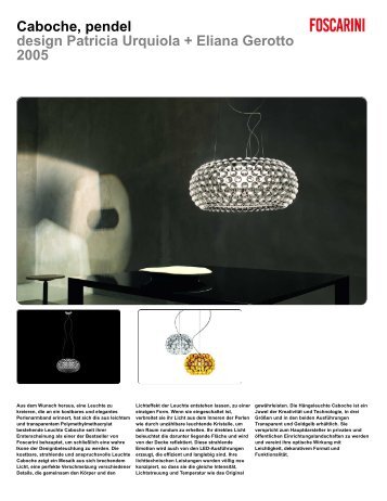 Foscarini Caboche Sospensione DE