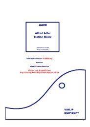 AAIM Alfred Adler Institut Mainz