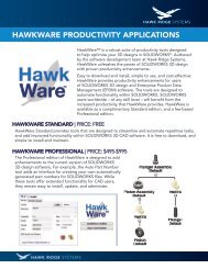 HawkWare Tools - Hawk Ridge Systems