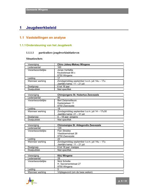 Gemeente Wingene Oude Bruggestraat 13 8750 Wingene ...