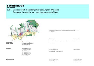 1801 Gemeentelijk Ruimtelijk Structuurplan Wingene Ontwerp in ...