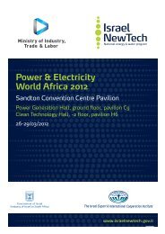 Power & Electricity World Africa 2012 - Israeli-South African Trade ...