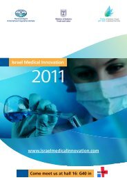 Israel Medical Innovation - Israeli-South African Trade, Technology ...