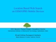 Location Based Web Search on GSM/GPRS Mobile ... - WWW2006
