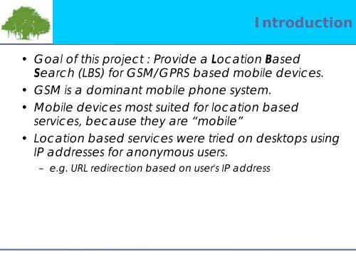 Location Based Web Search on GSM/GPRS Mobile ... - WWW2006