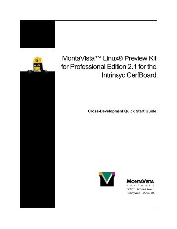 Intrinsyc Software, Inc.CerfBoard - MontaVista
