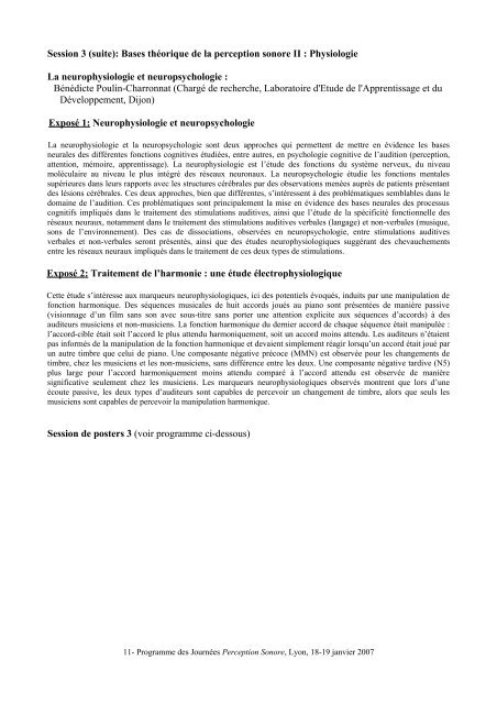 Programme et inscription (pdf) - SFA