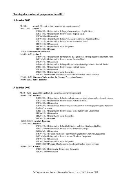 Programme et inscription (pdf) - SFA