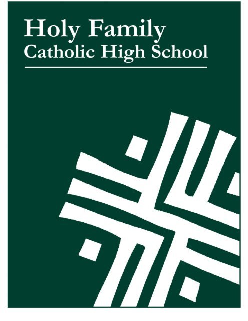 Handbook (pdf) - Holy Family Catholic High School