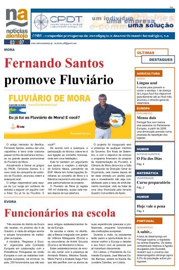 Fernando Santos promove FluviÃ¡rio