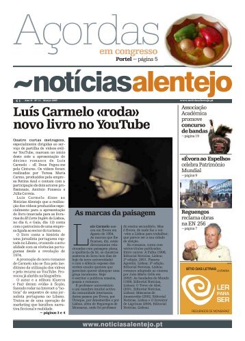 LuÃ­s Carmelo Â«rodaÂ» novo livro no YouTube
