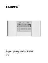 Compool CP3800 Pool-Spa Control System - Pentair