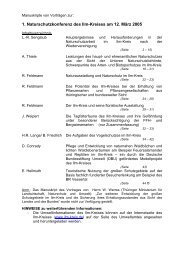 1. Naturschutzkonferenz des Ilm-Kreises am 12. März 2005