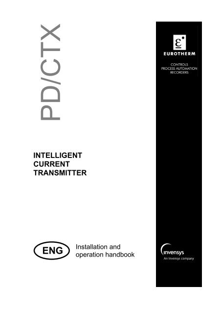 PD/CTX INTELLIGENT CURRENT TRANSMITTER - Soliton