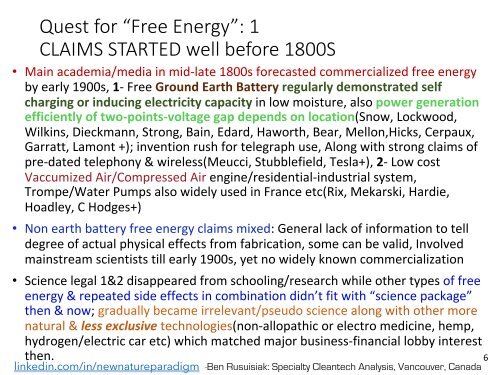 Cold fusion, Tesla, Scalar wave, Torsion field, "Free energy", "Over-unity"..= Really All Pseudo Science? The Coming Paradigm Shift in Commercialized Cleantech Energy With Controversial Geo-Socio-Financial Ramifications