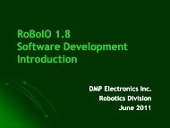 RoBoIO 1.8 Software Development Introduction - RoBoard