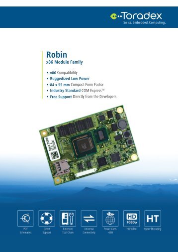 Robin x86 Module Family - Toradex