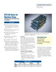 DT3130 Series for Machine Vision - I-cube Image Analysis and ...