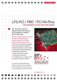LFG-PCI / PMC / PC/104-Plus