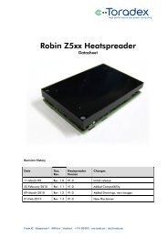 Robin Z5xx Heatspreader - Toradex