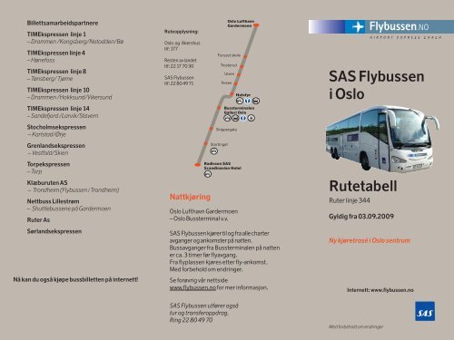 norway bussekspress ruter