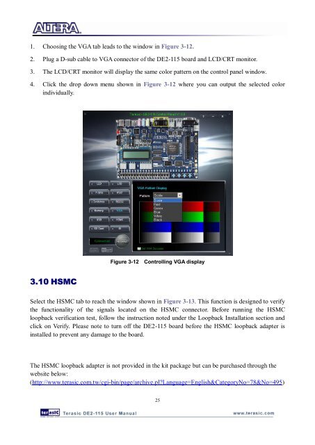 DE2-115: User Manual