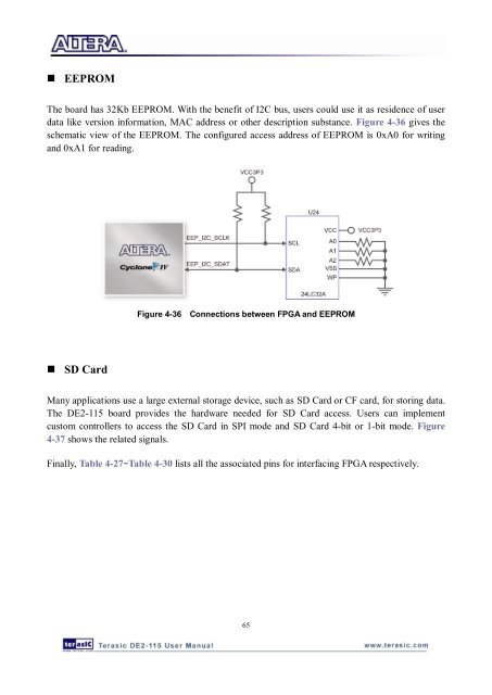 DE2-115: User Manual