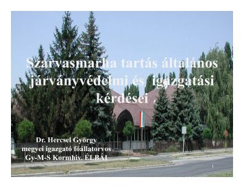 Hercsel GyÃ¶rgy Szarvasmarha jÃ¡rvÃ¡nyvÃ©delme - MSD Animal Health