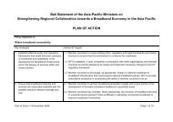 Bali Statement of the Asia-Pacific Ministers on Strengthening ...