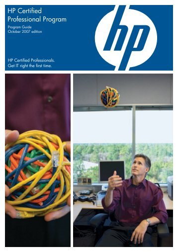 HP Certified Professional Program - Hewlett Packard