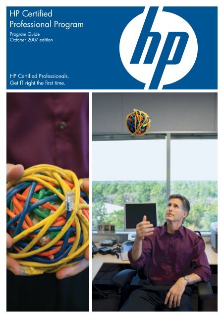 HP Certified Professional Program - Hewlett Packard