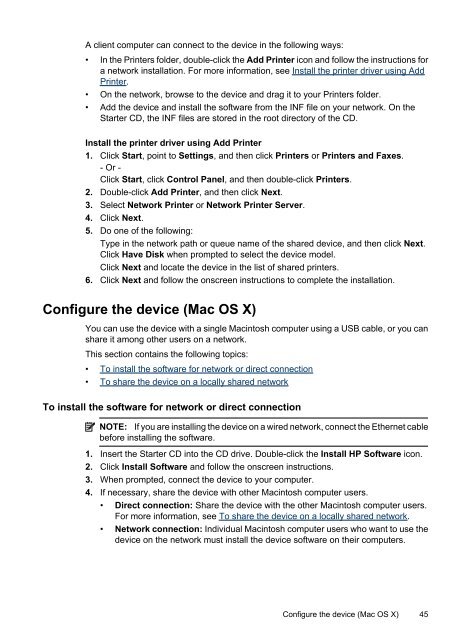 HP Officejet 6000 (E609) Printer Series User Guide - IT Info