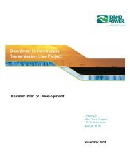 Sections 1-3 - Boardman to Hemingway Transmission Line Project