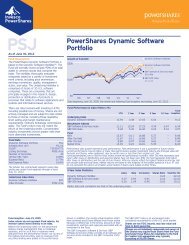PSJ - Dynamic Software Portfolio Fact Sheet (PDF) - and ETF ...