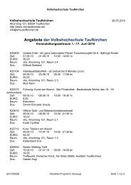 Informationen... - Taufkirchen-Guide