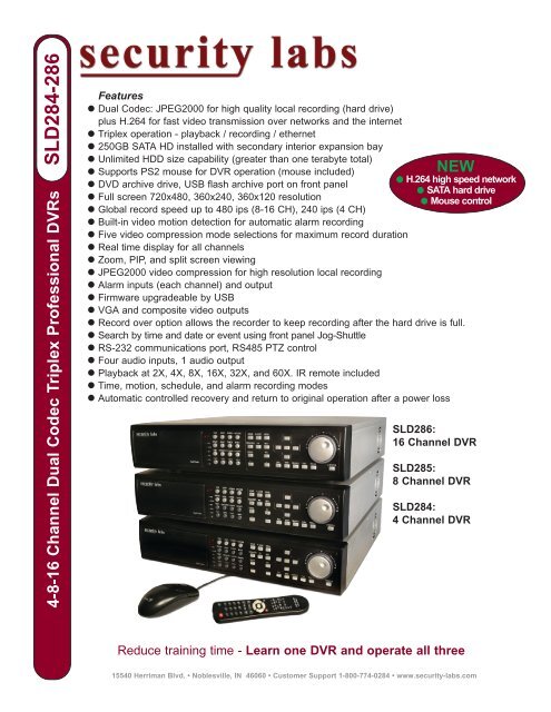 Triplex network store dvr