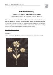 Trachtenberatung - Goldstickerei