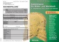 BUCHBESTELLUNG - Goldstickerei