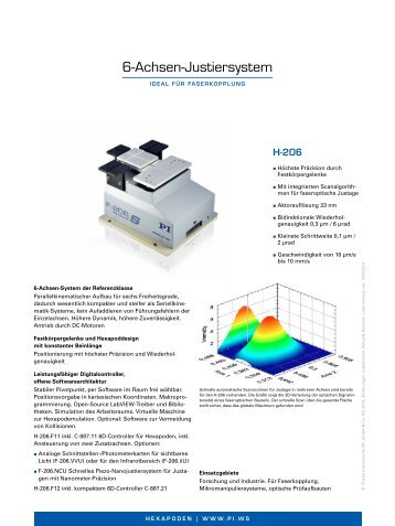 H-206 6-Achsen-Justiersystem (PDF) - PI
